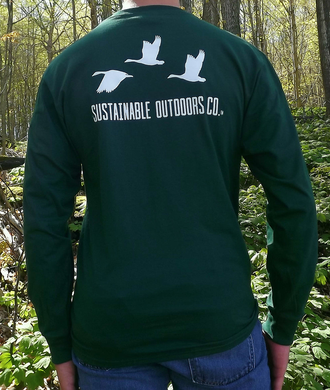 SOC Forest Green Long Sleeve T-Shirt