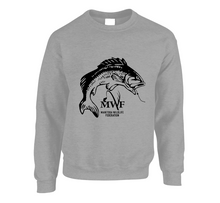Load image into Gallery viewer, MWF Fish Logo Crewneck (Light Colours)