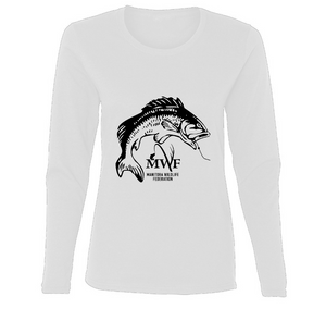 MWF Ladies Fish Logo Long Sleeve (Light Colours)